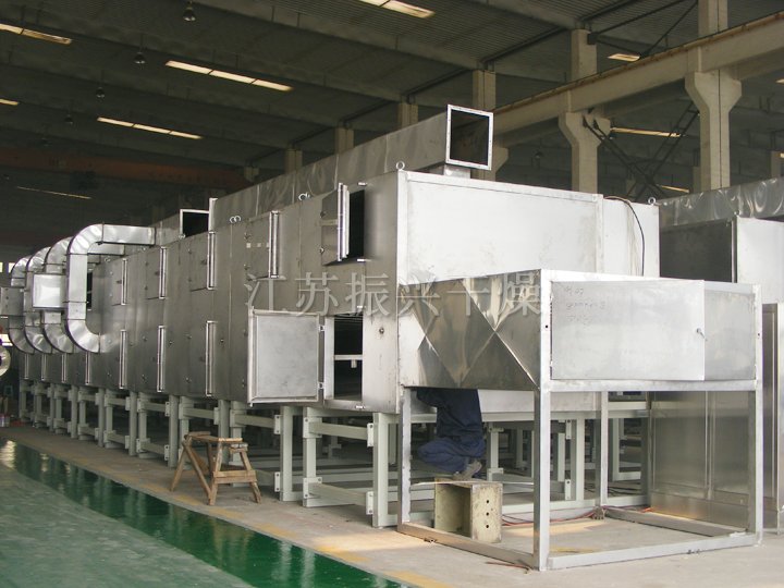 污泥專用低(dī)溫帶式幹燥機